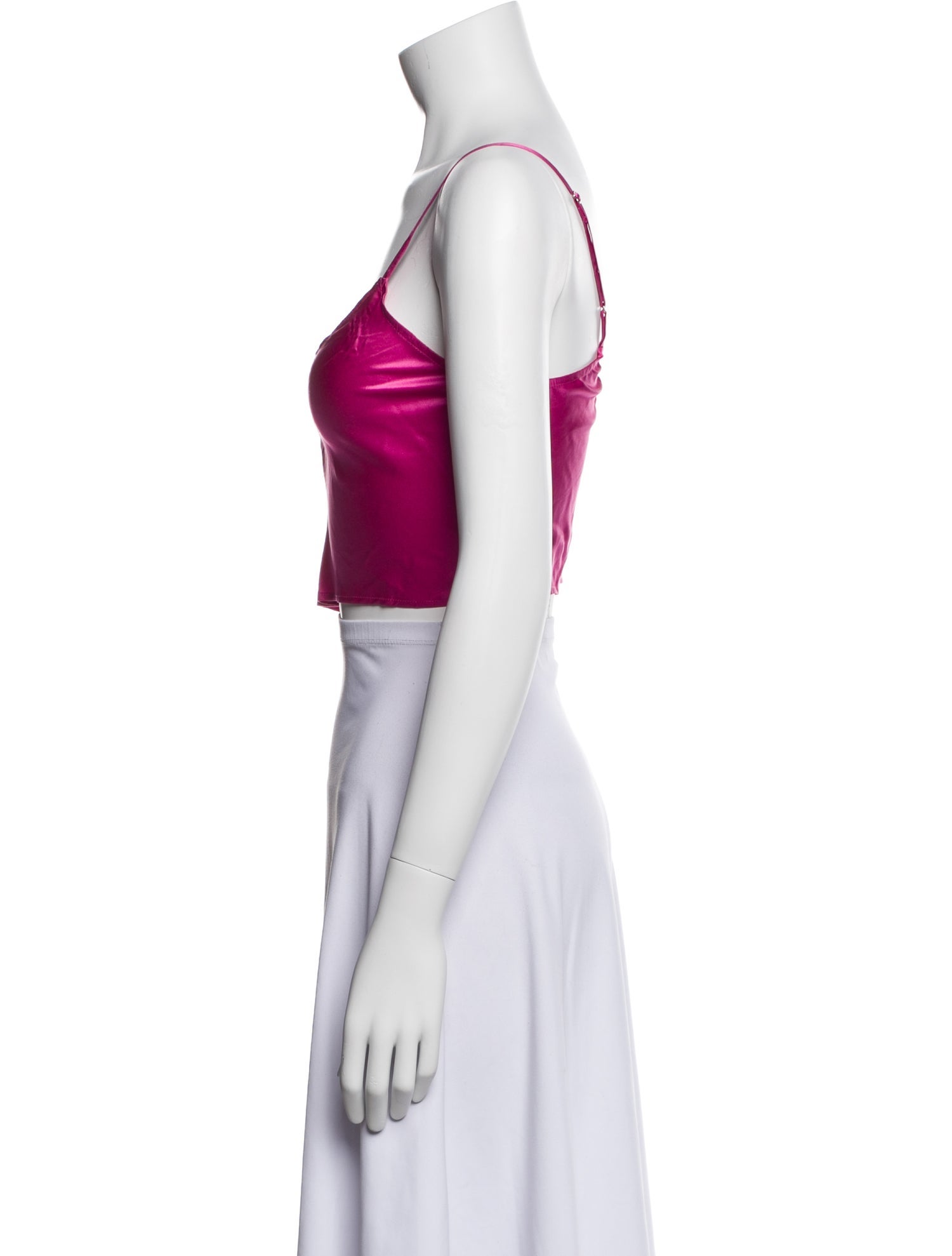 Reformation V-Neck Sleeveless Crop Top