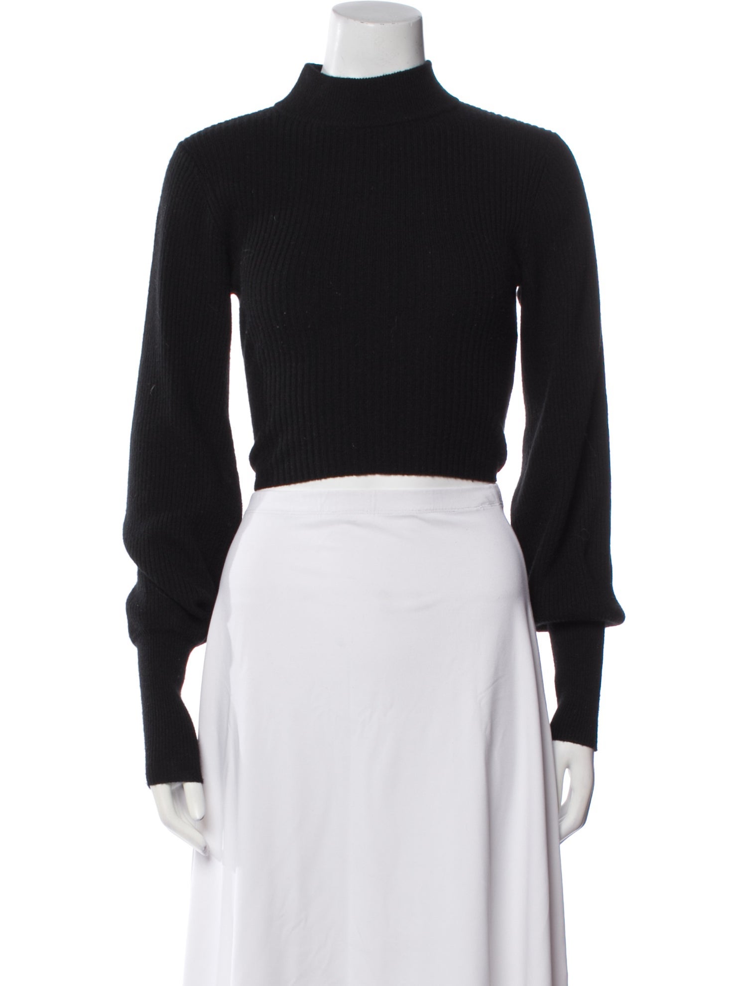 Reformation Cashmere Mock Neck Sweater