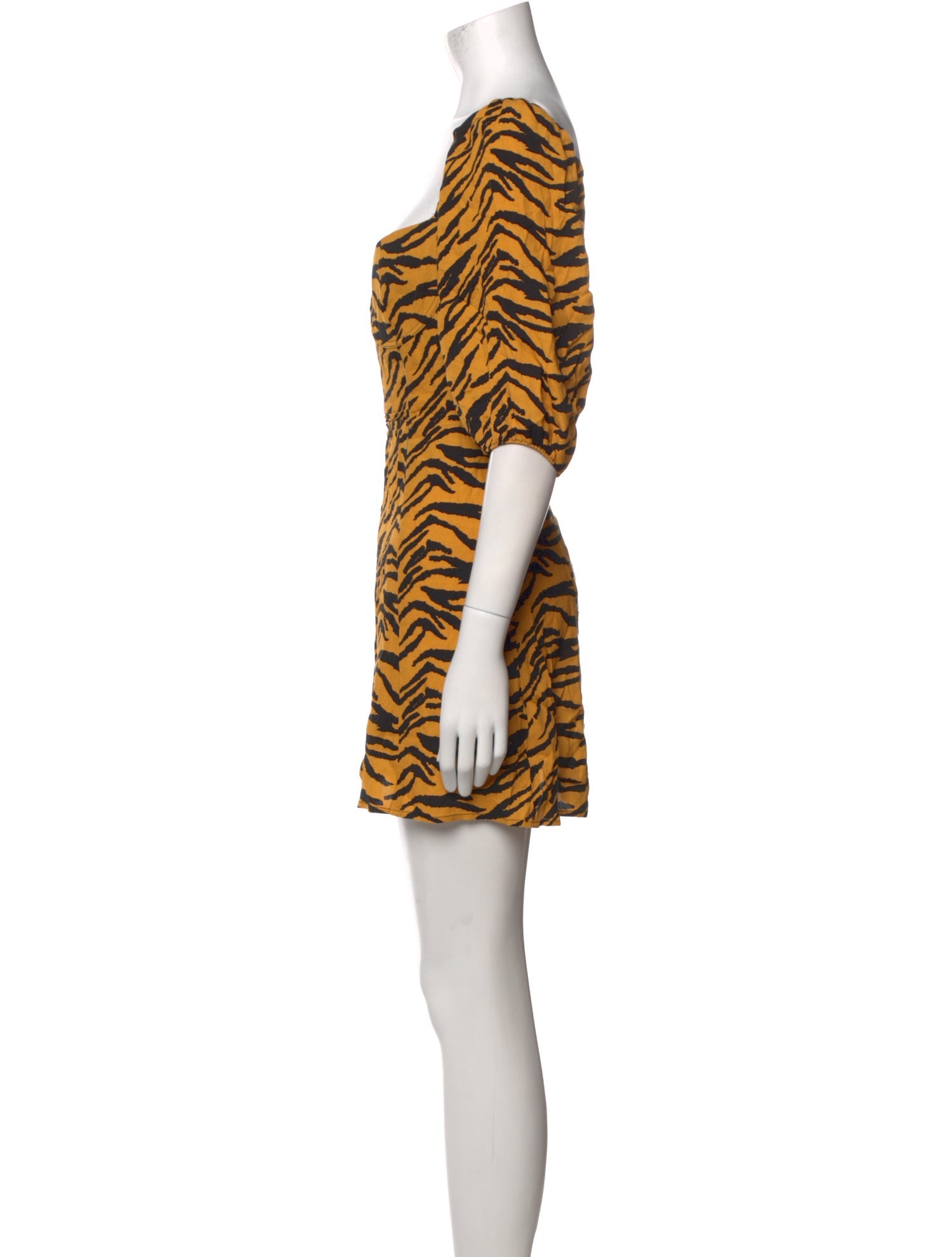 Reformation Animal Print Mini Dress