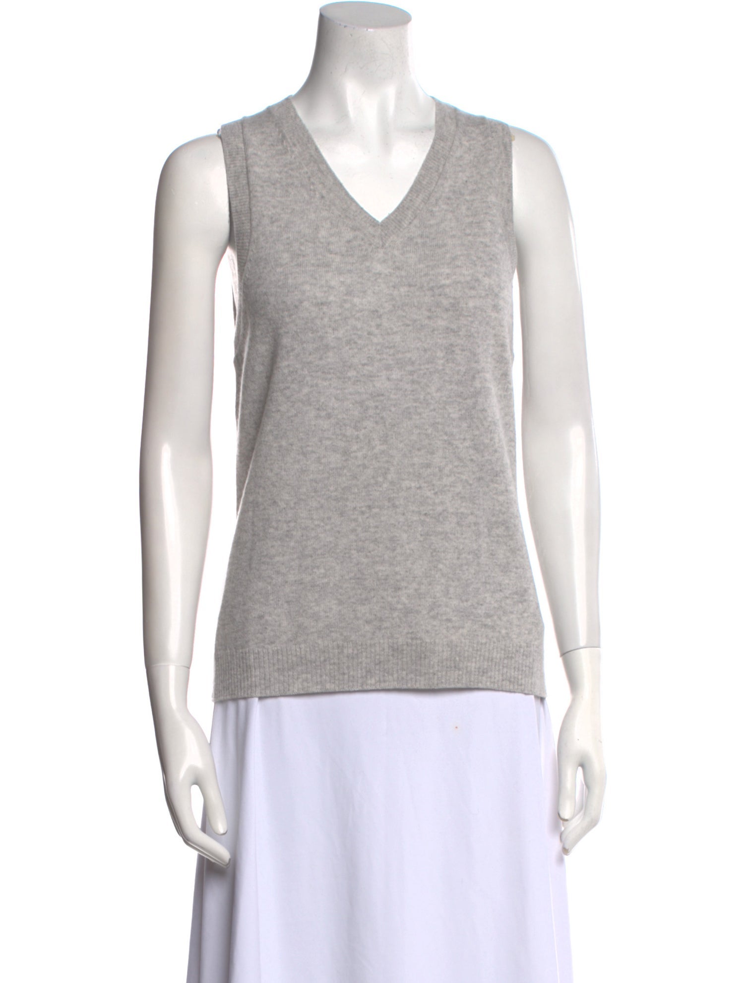 Reformation Cashmere V-Neck Top