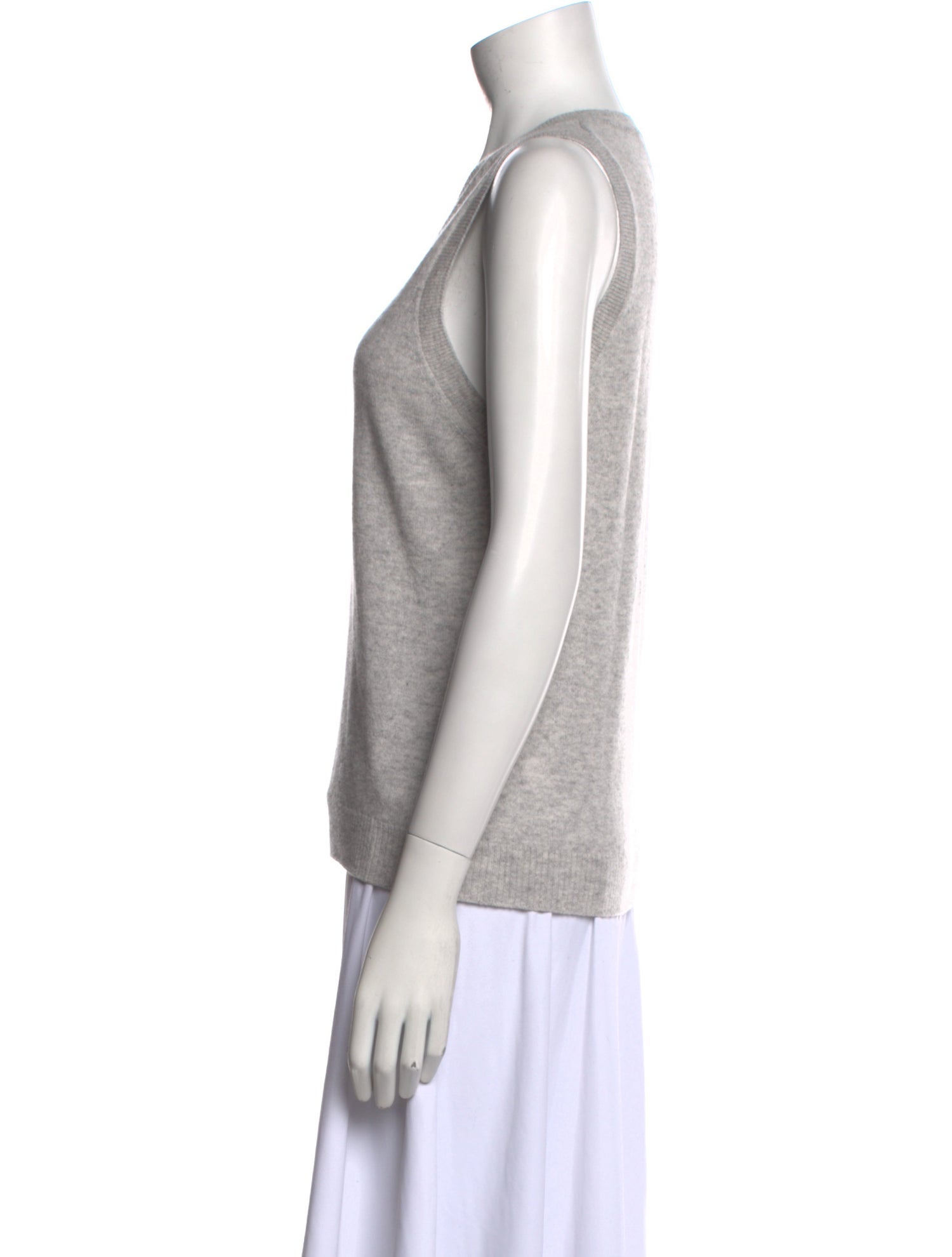 Reformation Cashmere V-Neck Top