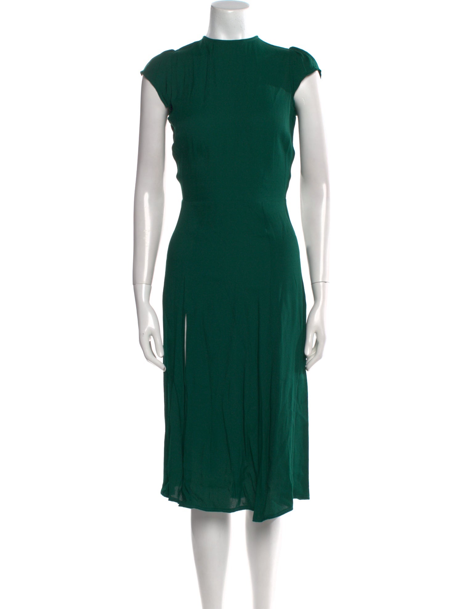 Reformation Crew Neck Midi Length Dress