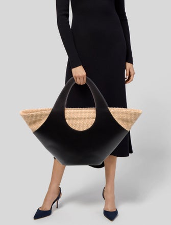 Reformation Leather Top Handle Bag