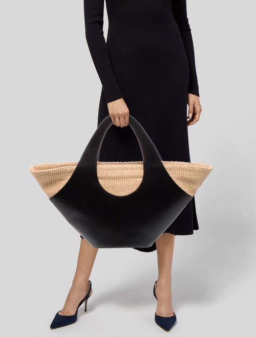 Reformation Leather Top Handle Bag