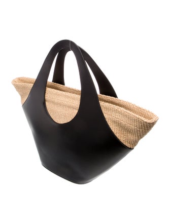 Reformation Leather Top Handle Bag