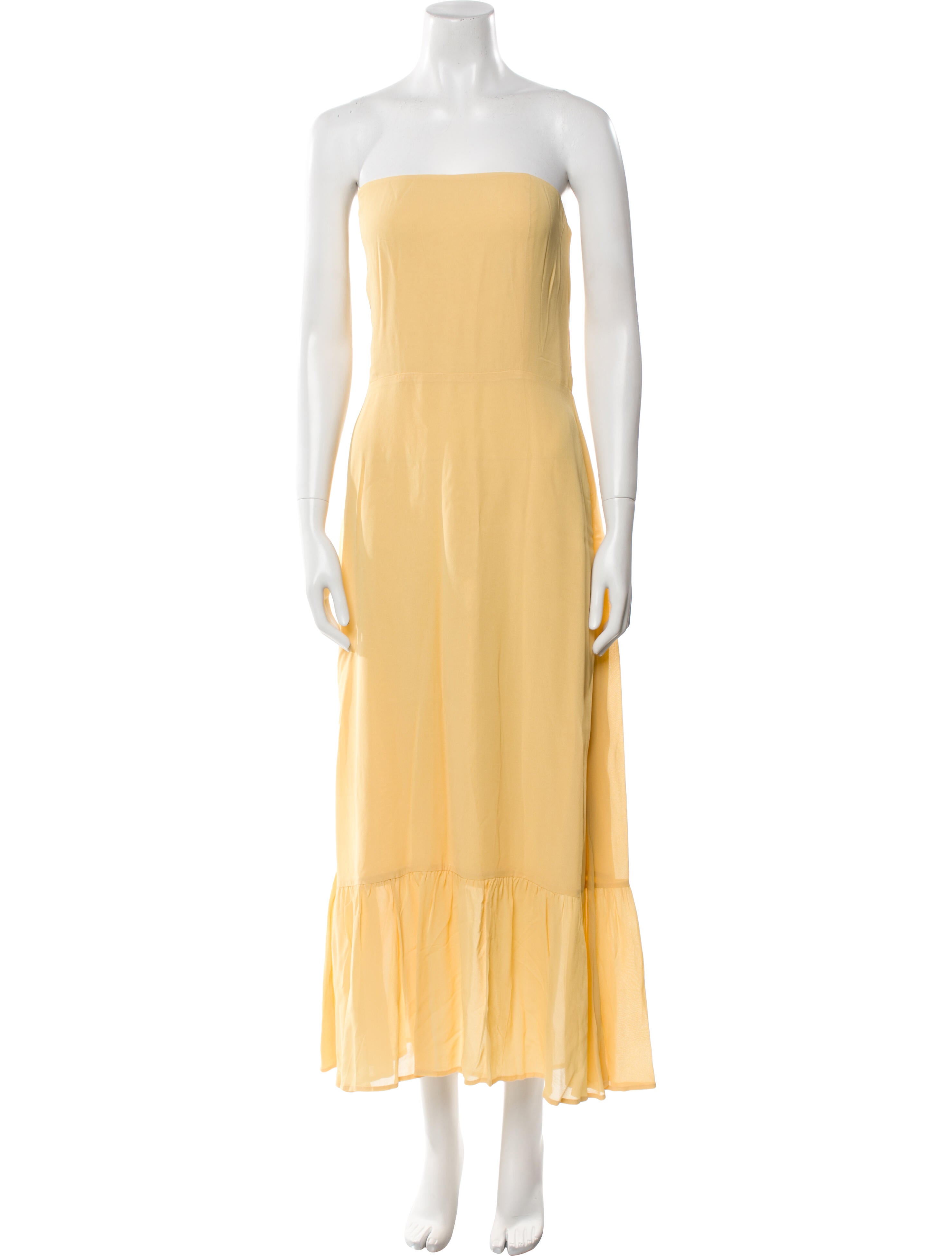 Reformation Strapless Midi Length Dress w/ Tags