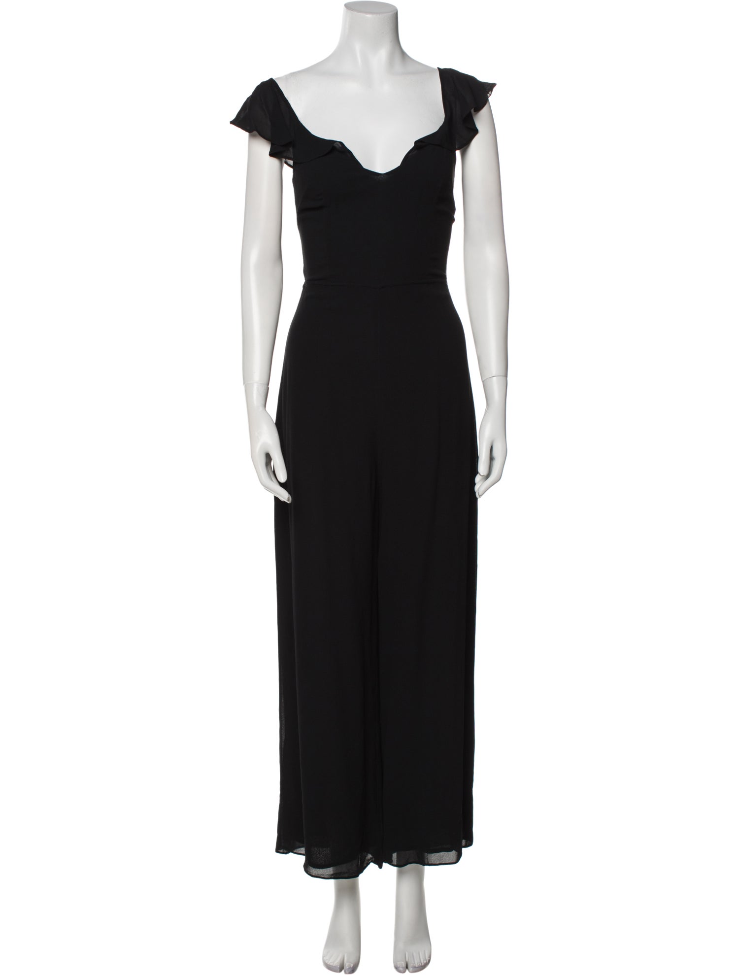 Reformation V-Neck Jumpsuit