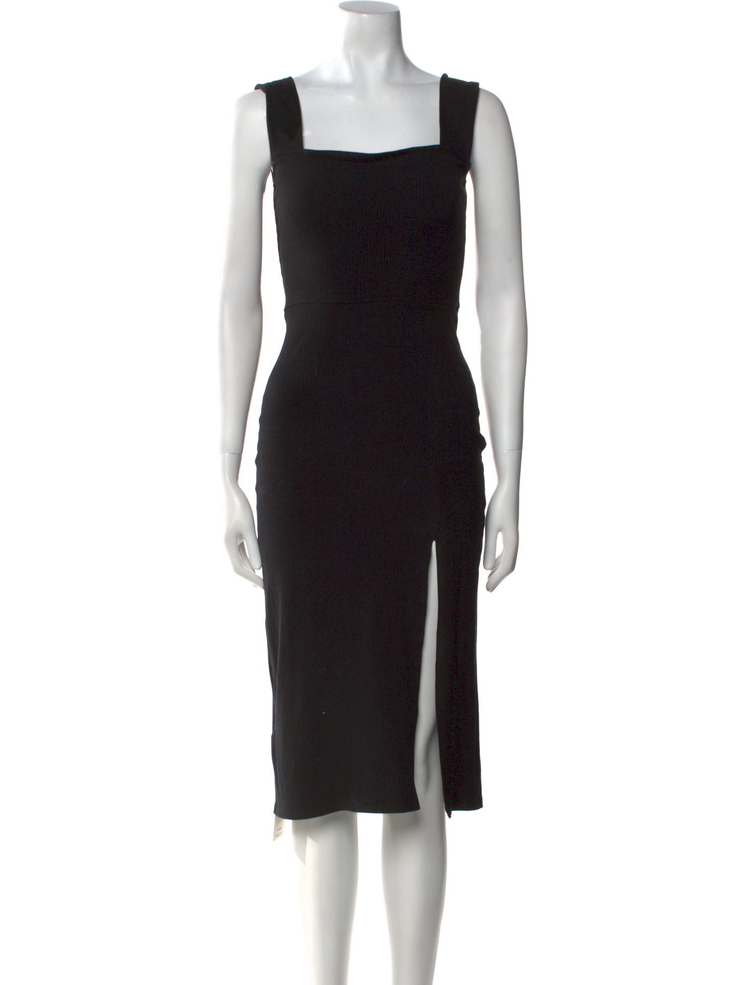 Reformation Square Neckline Midi Length Dress