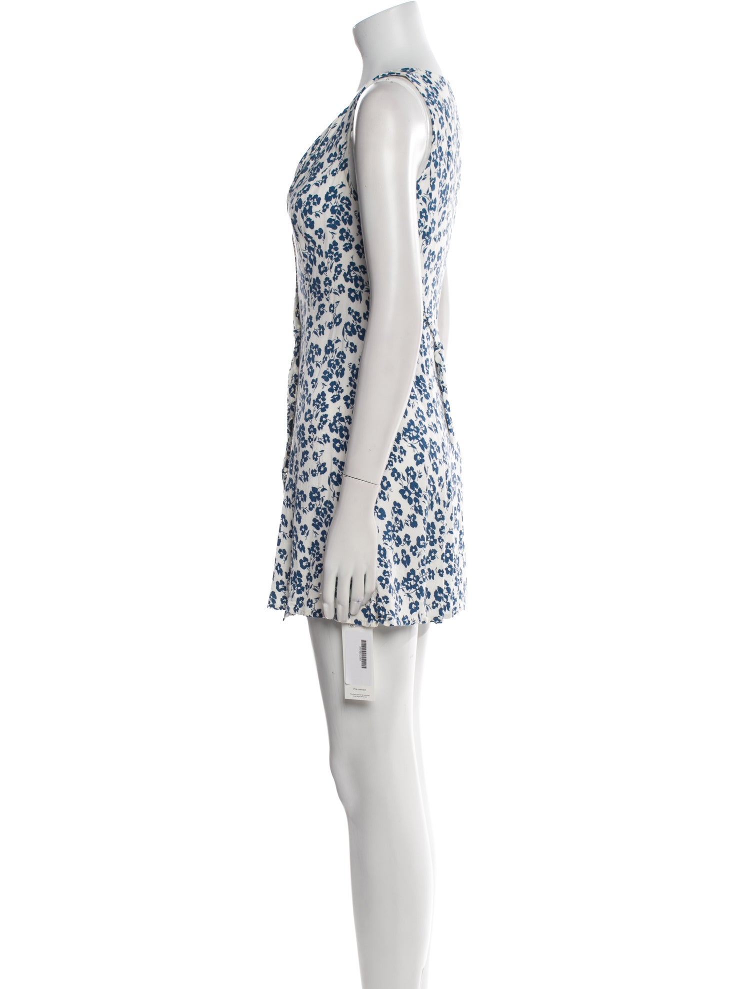 Reformation Floral Print Mini Dress