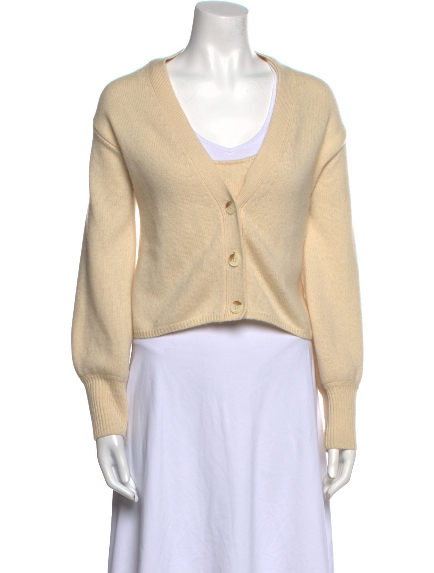 Reformation Cashmere V-Neck Sweater