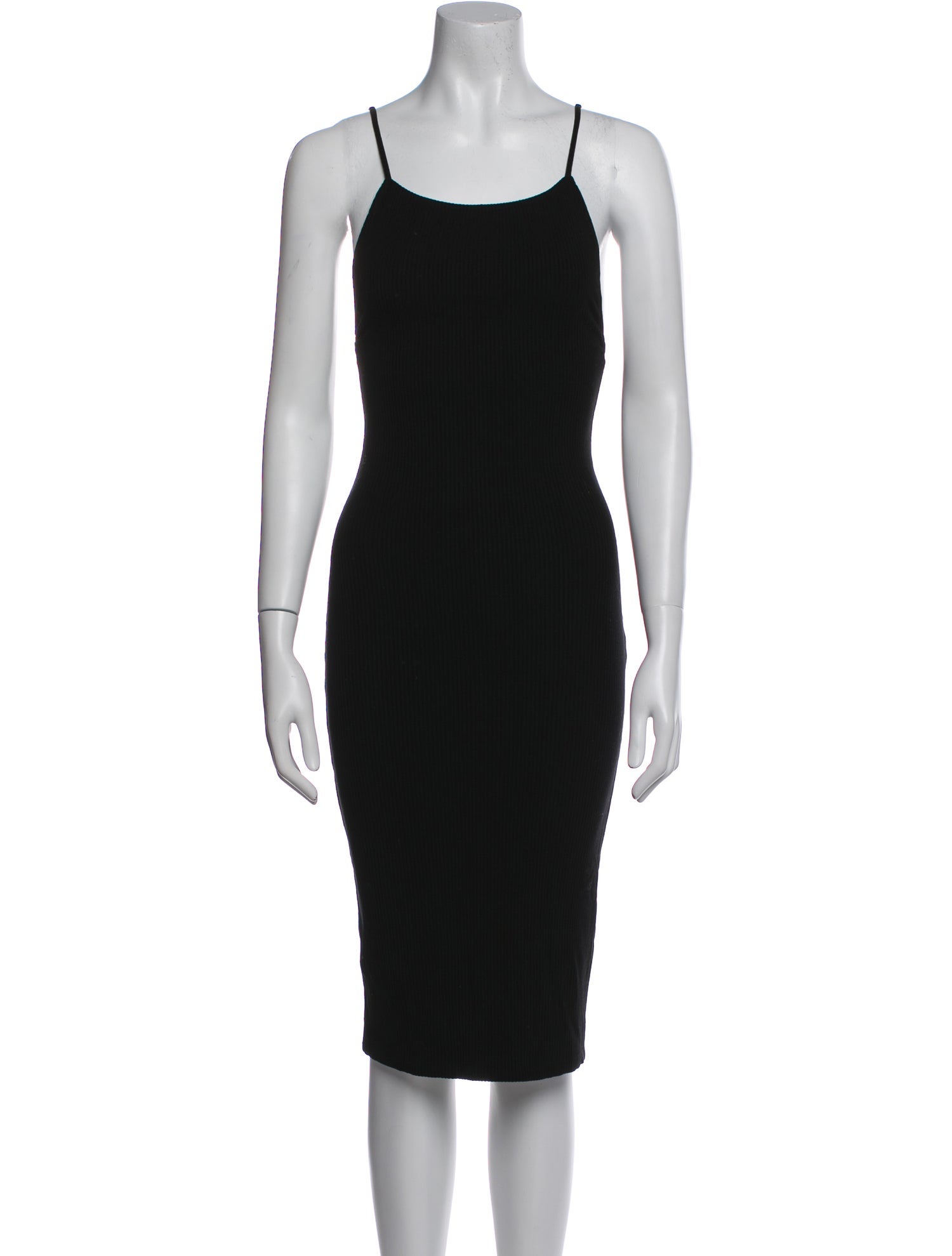 Reformation Square Neckline Knee-Length Dress