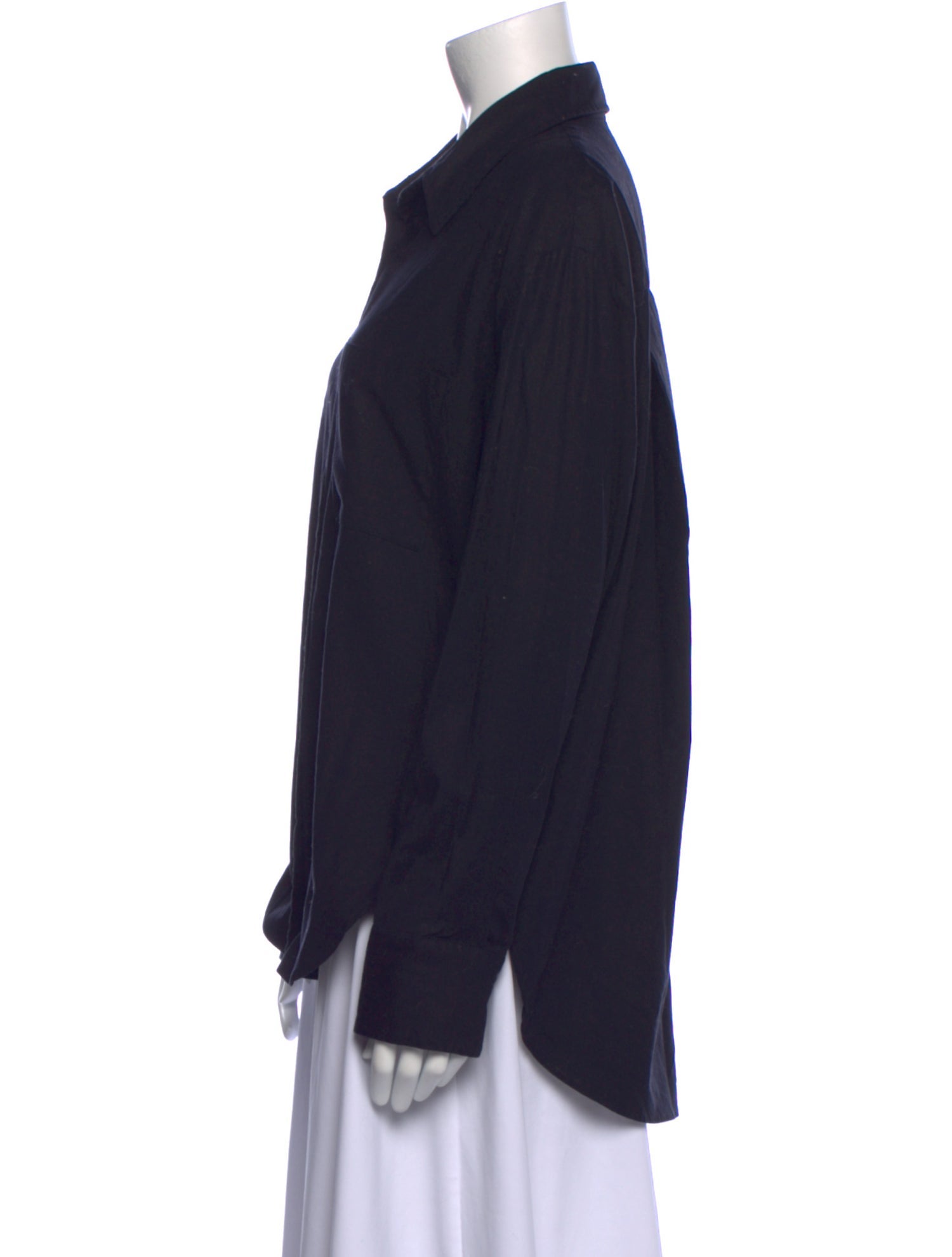 Reformation Long Sleeve Button-Up Top