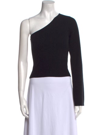 Reformation Cashmere One-Shoulder Top