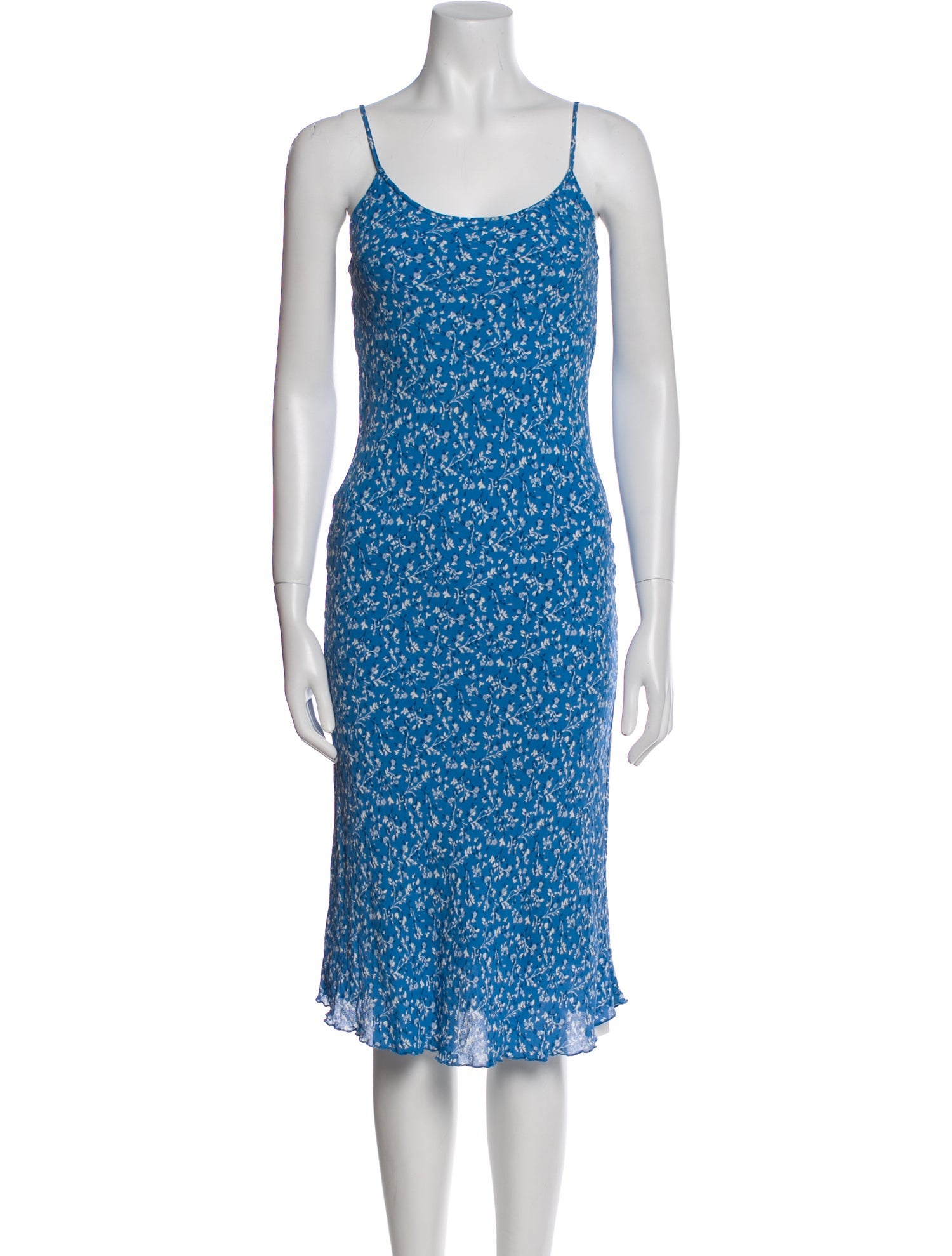 Reformation Floral Print Midi Length Dress