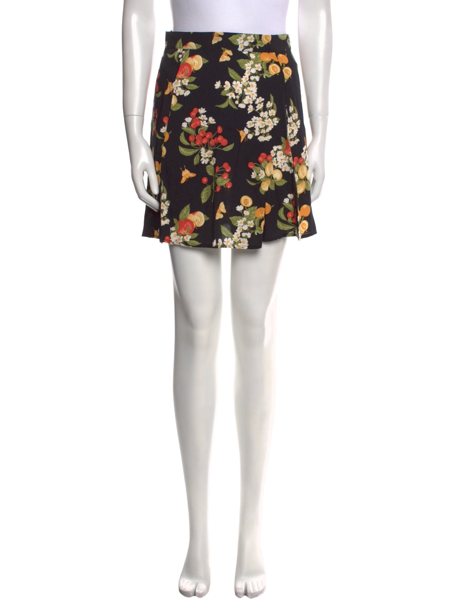Reformation Floral Print Mini Skirt w/ Tags