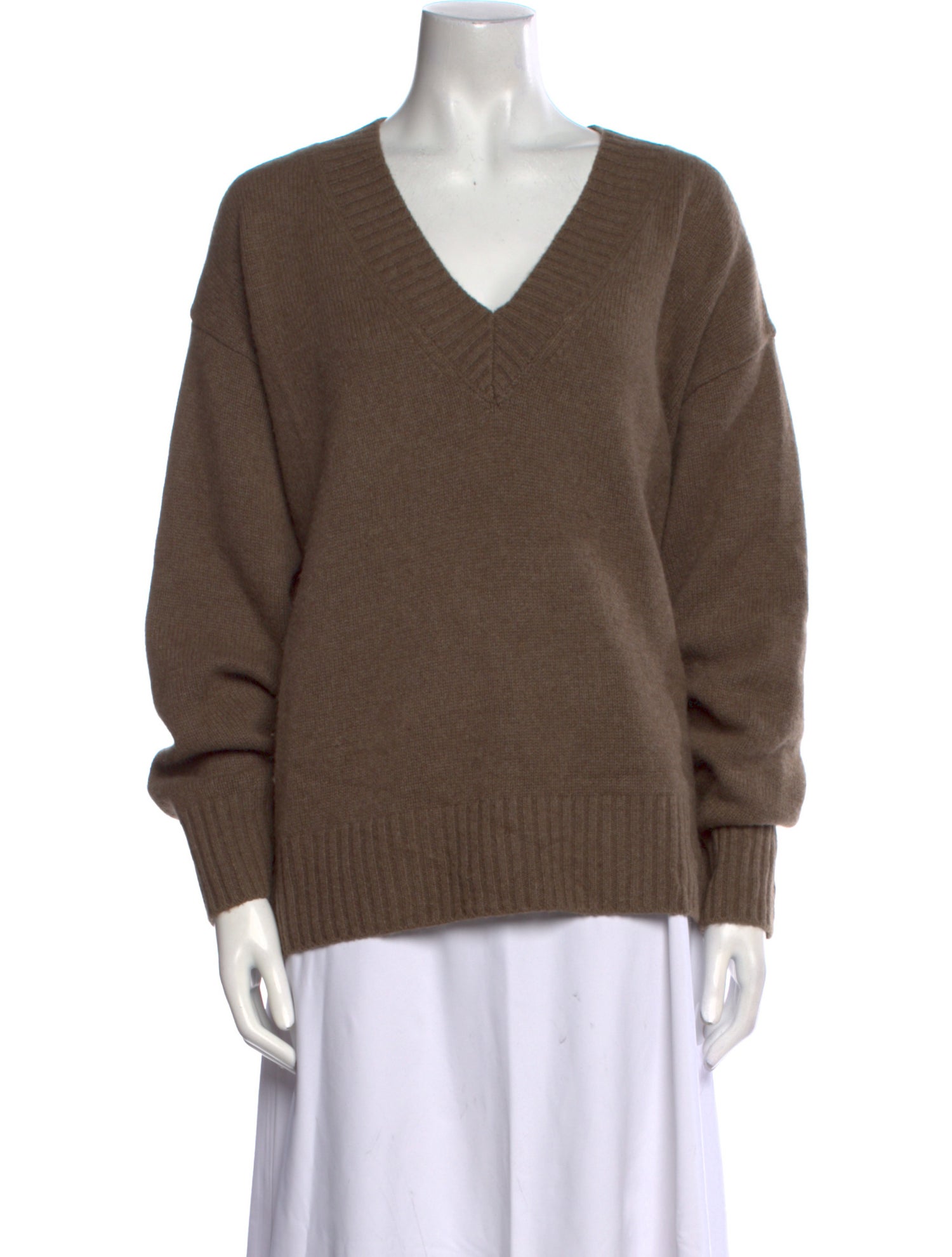 Reformation Cashmere V-Neck Sweater