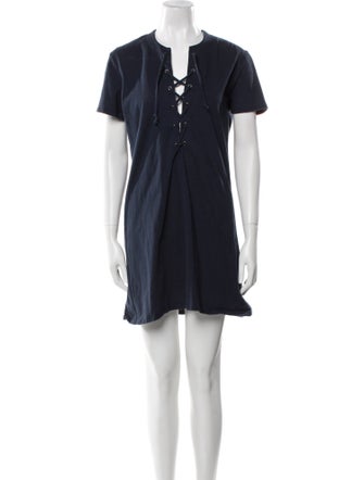 Reformation V-Neck Mini Dress