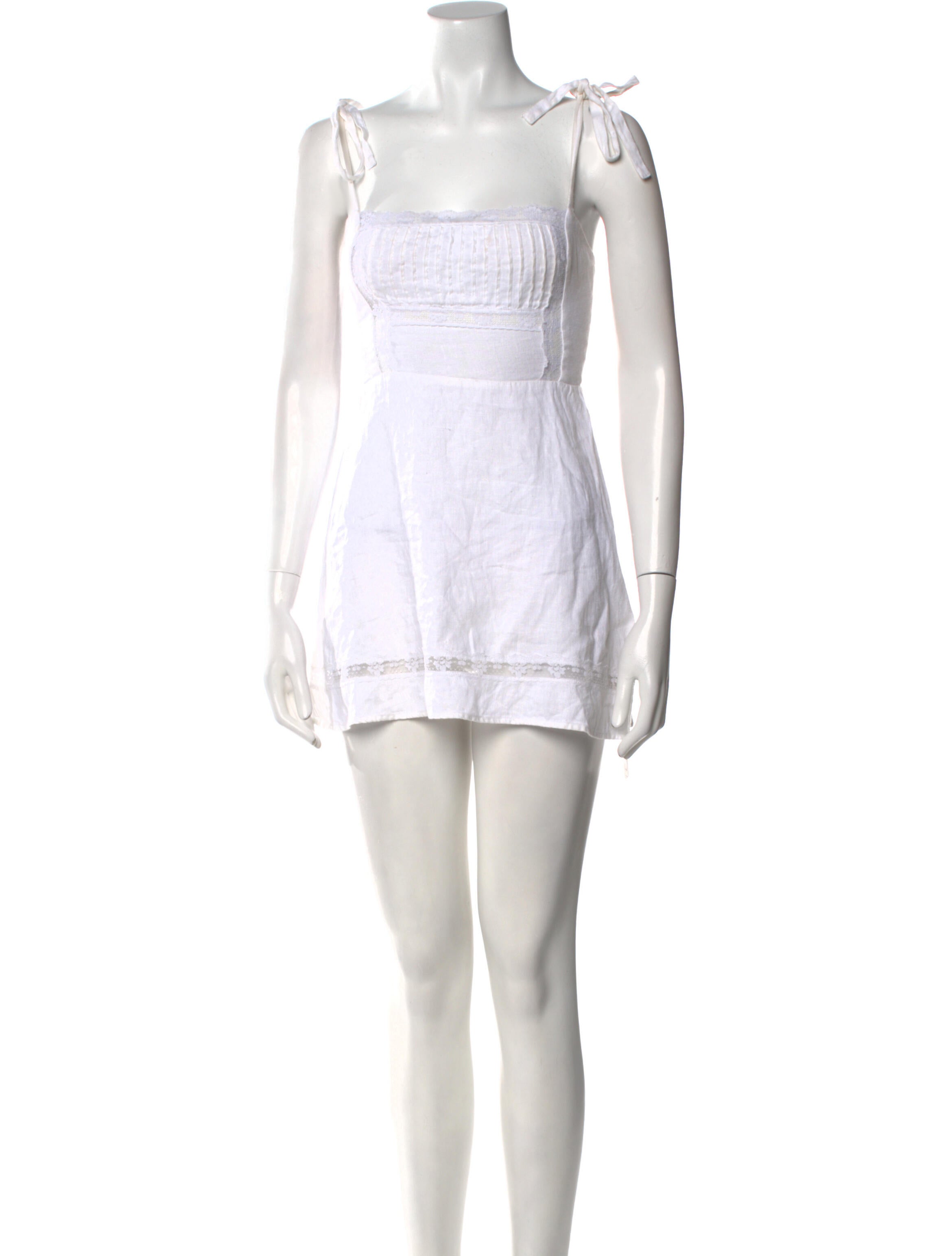 Reformation Square Neckline Mini Dress