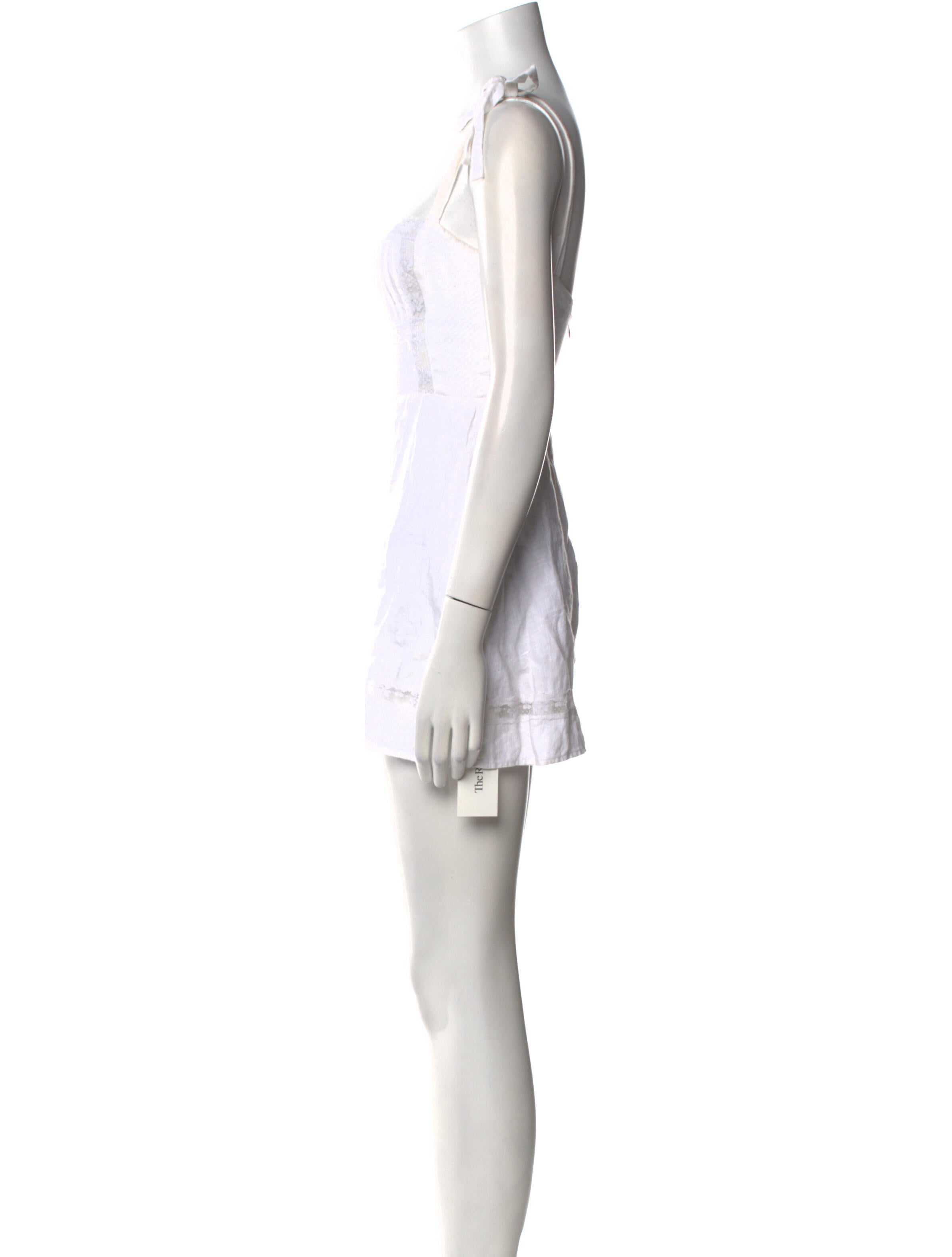 Reformation Square Neckline Mini Dress