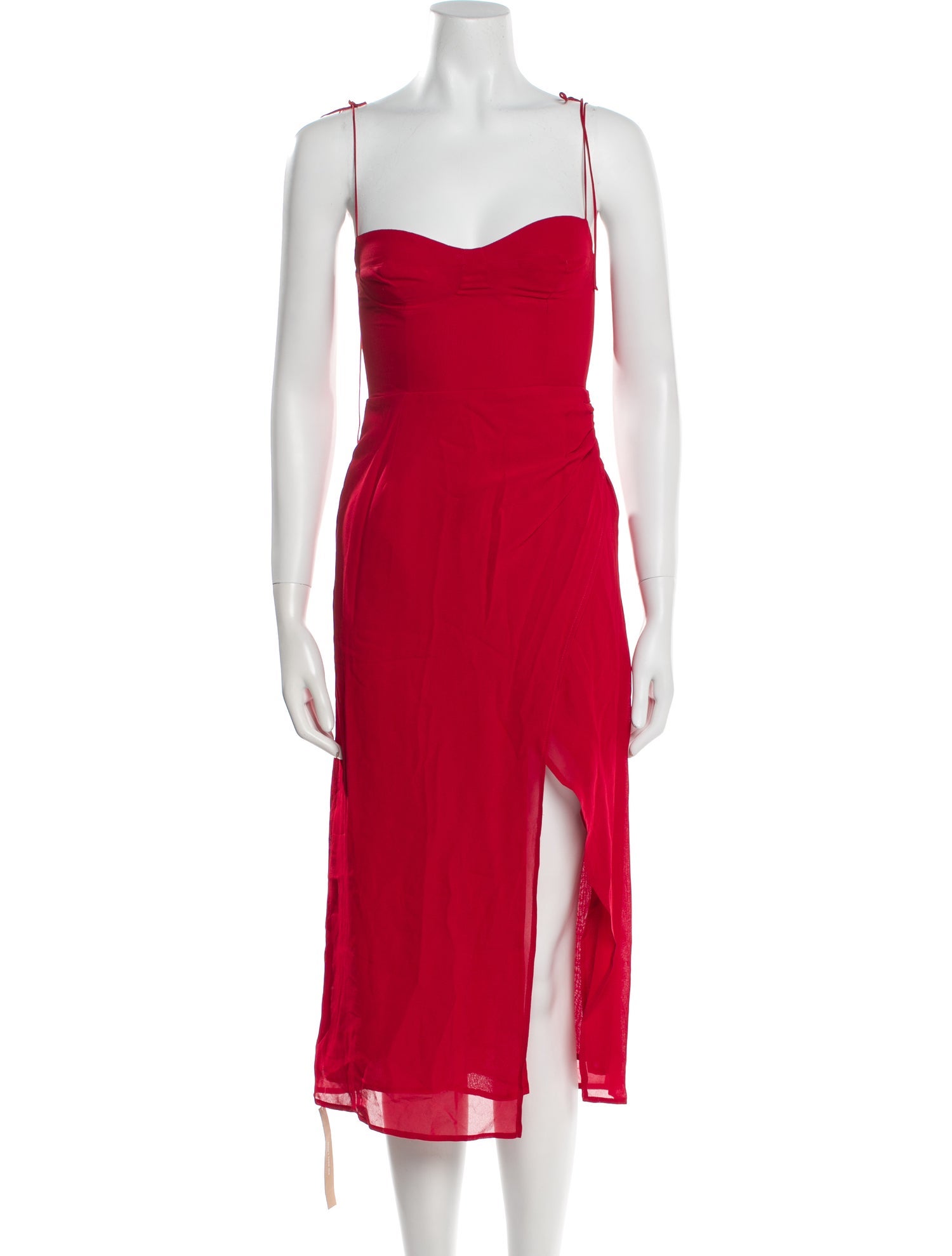 Reformation Plunge Neckline Midi Length Dress w/ Tags