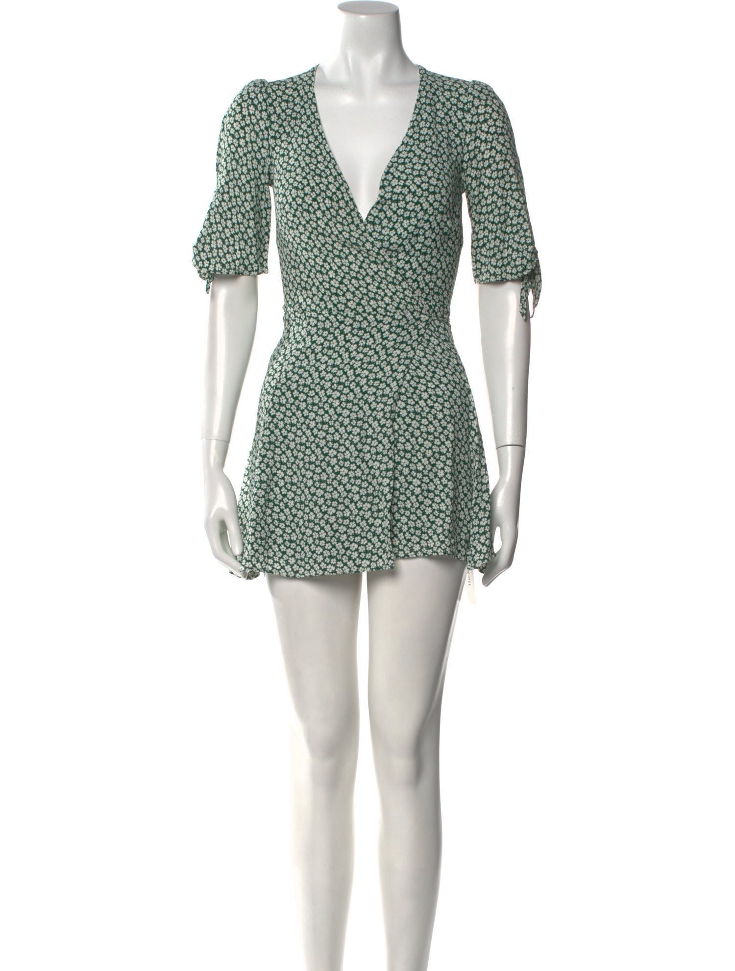 Reformation Floral Print Mini Dress