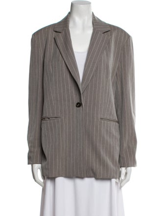 Reformation Striped Blazer
