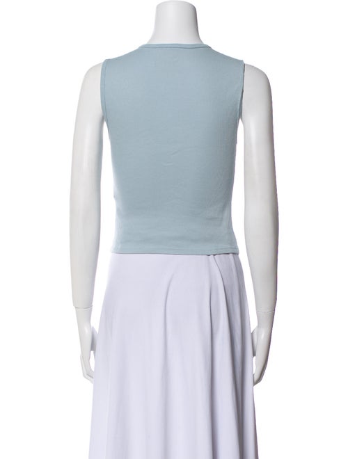 Reformation Crew Neck Sleeveless Crop Top