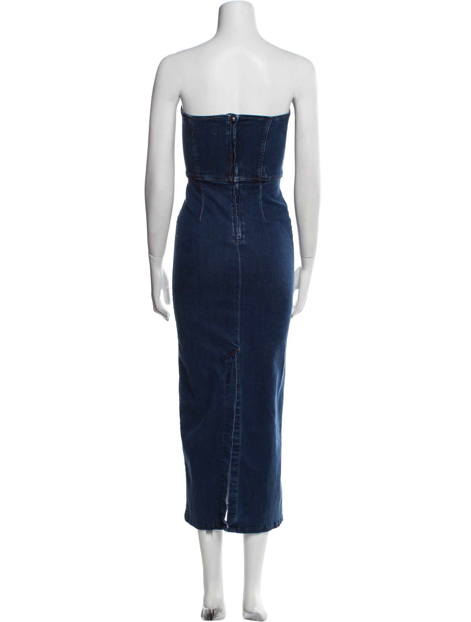 Reformation Strapless Midi Length Dress