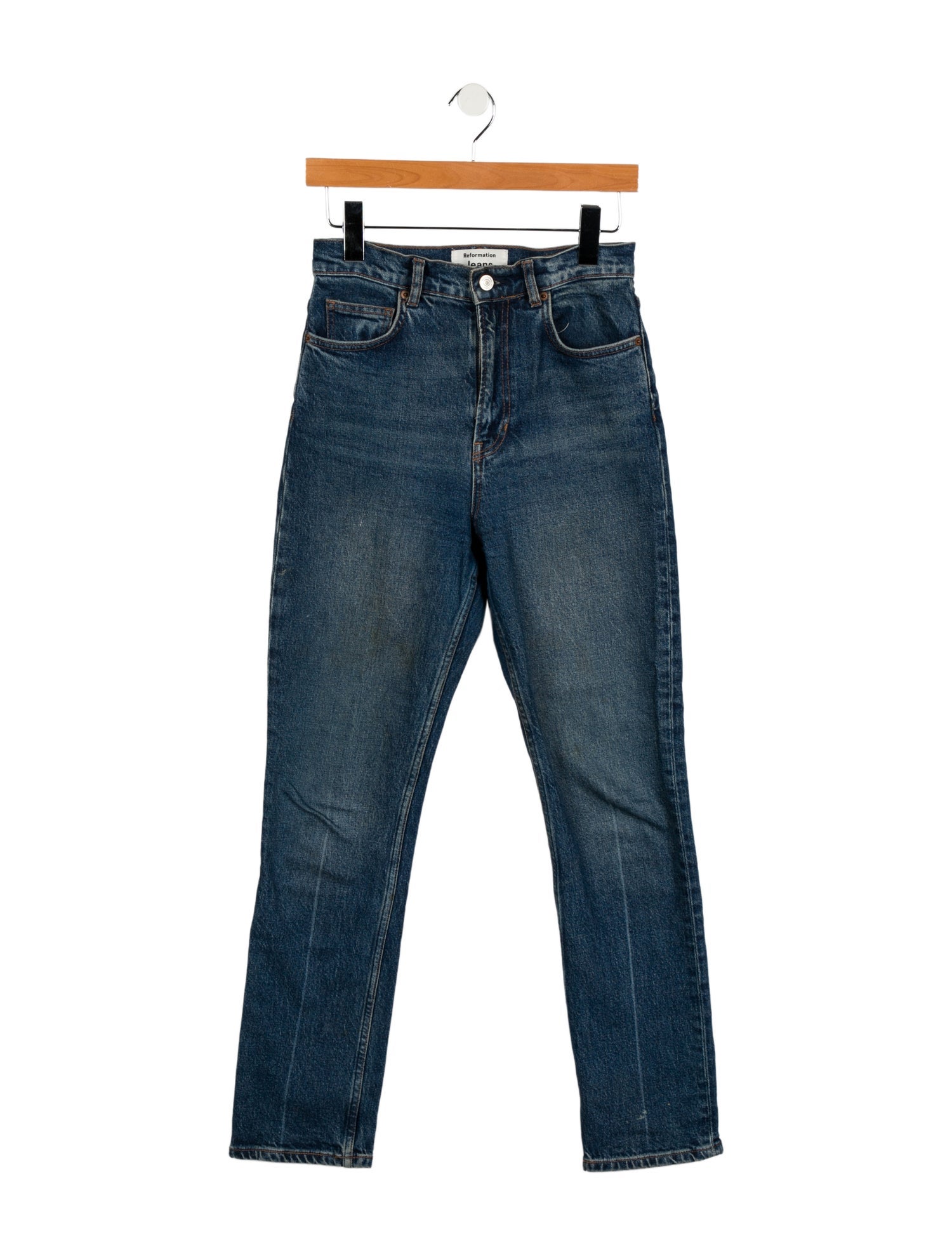 Reformation High-Rise Straight Leg Jeans