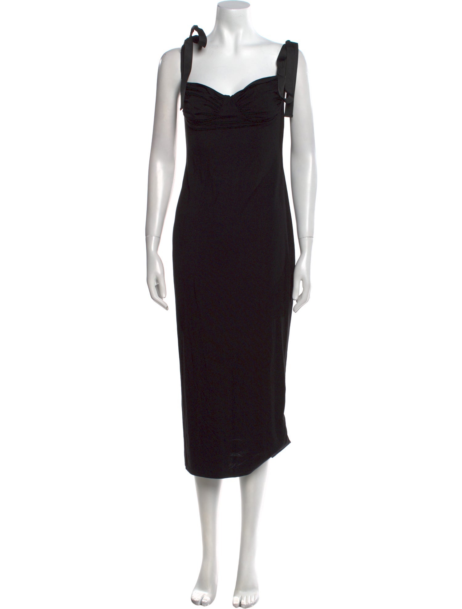 Reformation Cowl Neck Midi Length Dress