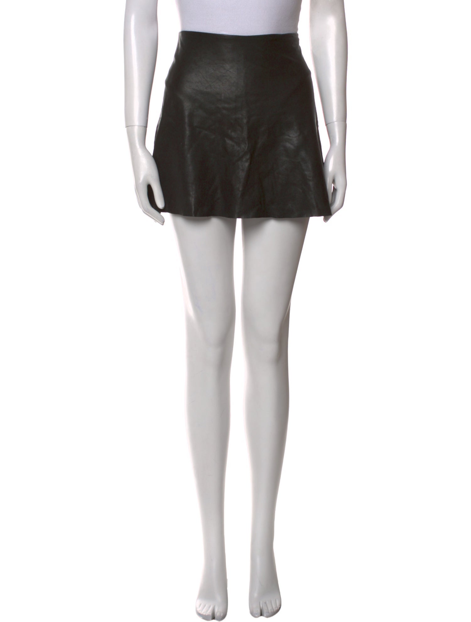 Reformation Ruffle Embellishment Mini Skirt