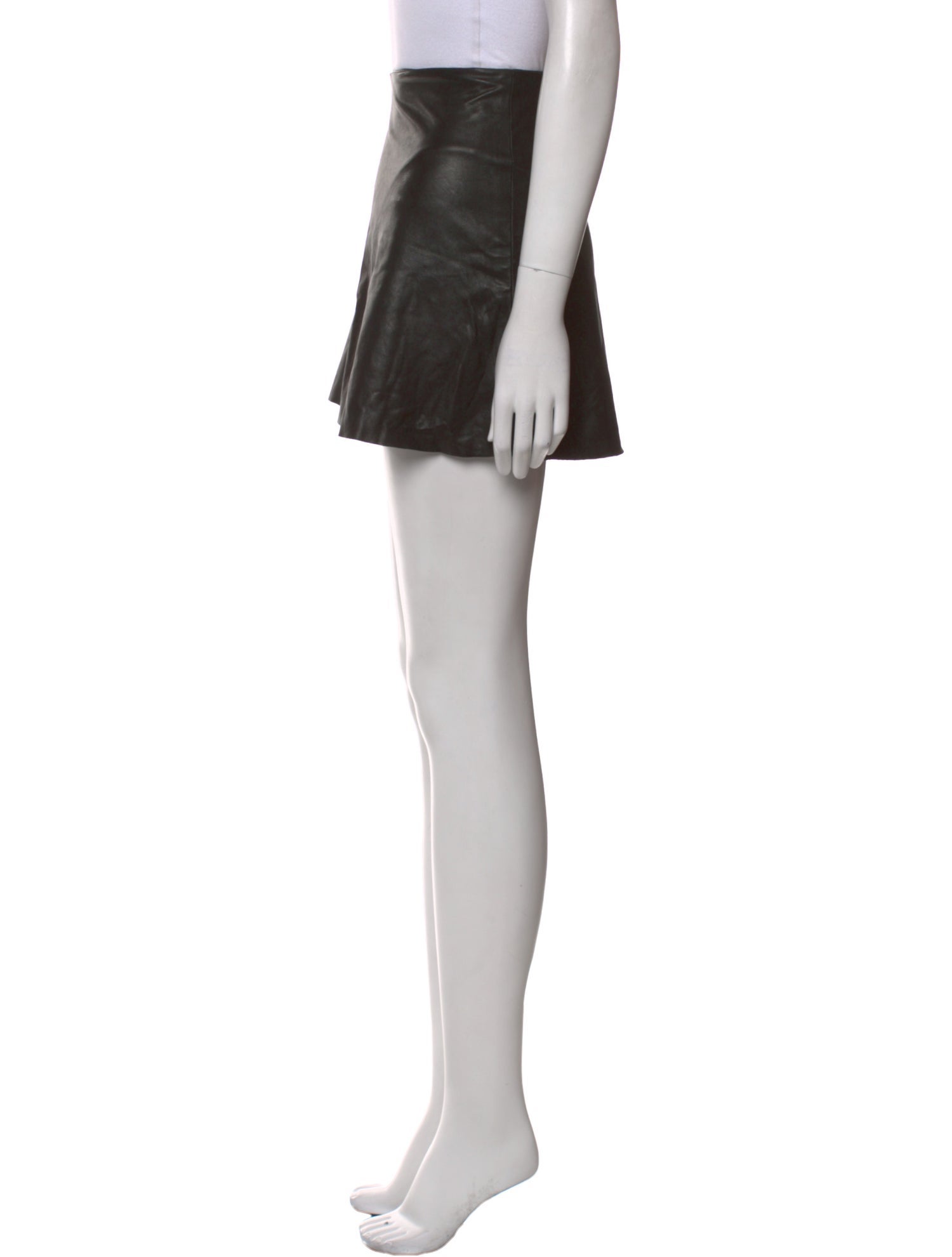 Reformation Ruffle Embellishment Mini Skirt