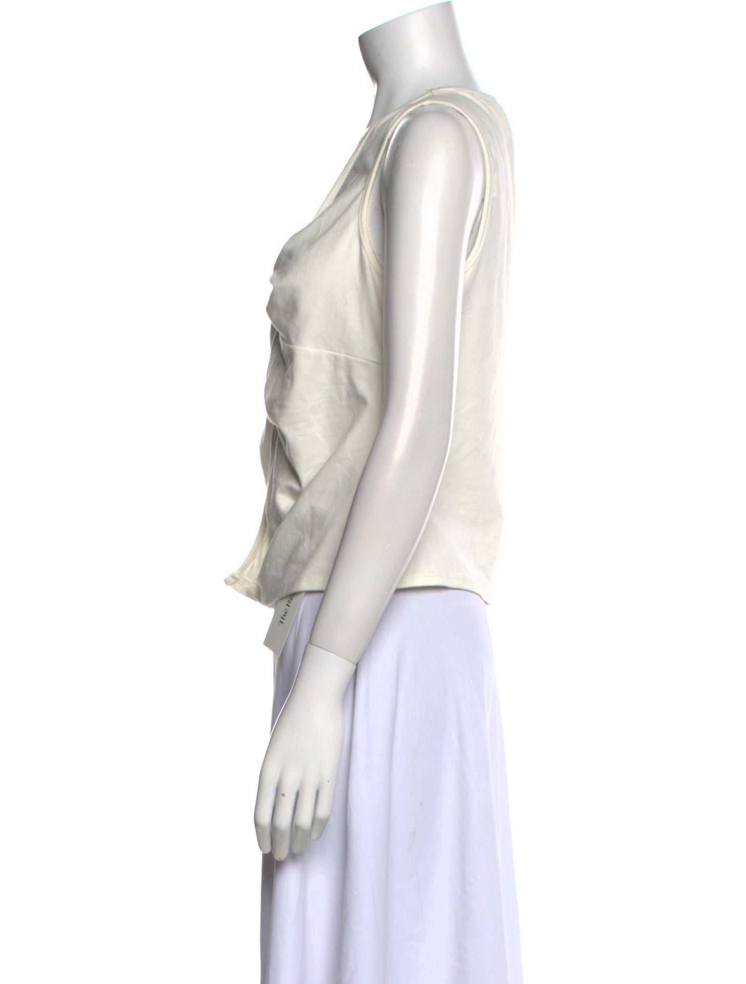 Reformation V-Neck Sleeveless Crop Top