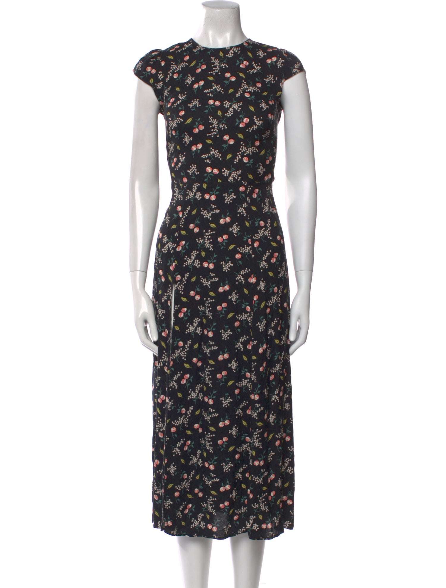 Reformation Floral Print Long Dress