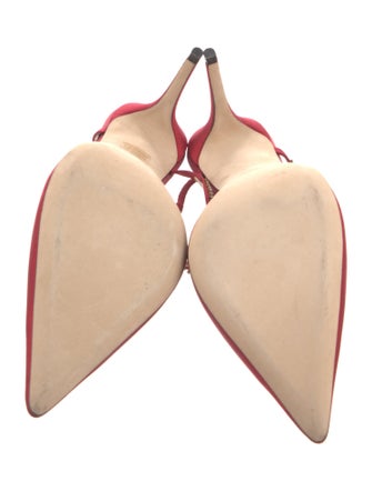 Reformation Satin Crystal Embellishments Mules