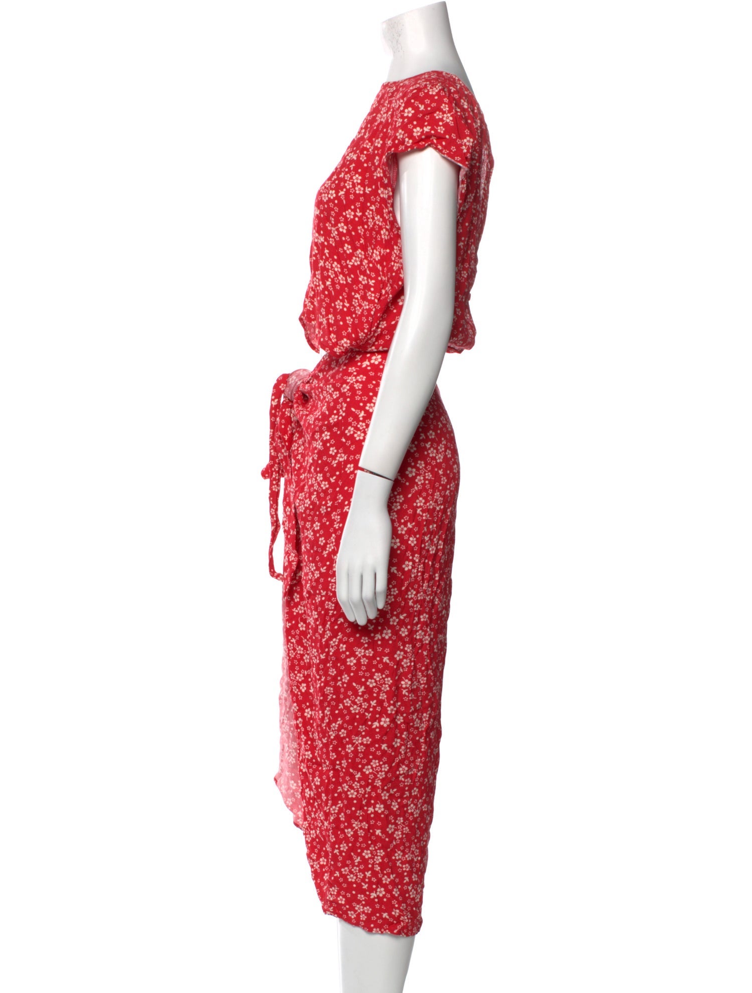 Reformation Floral Print Long Dress