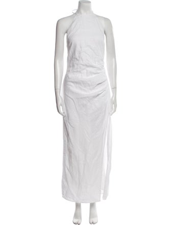 Reformation Linen Long Dress