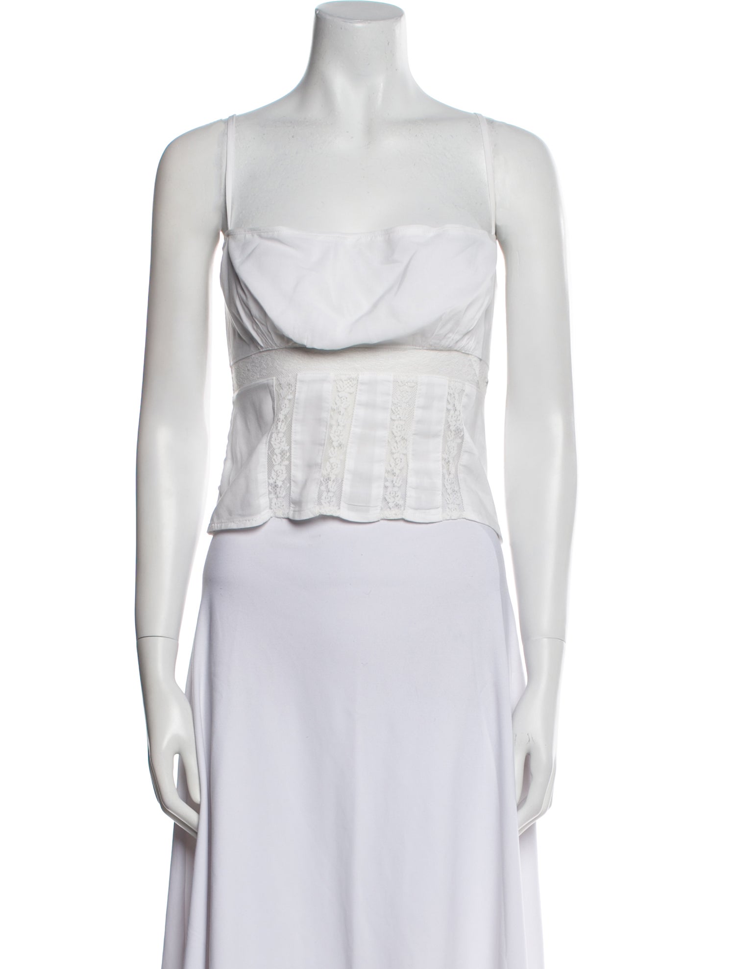 Reformation Strapless Crop Top