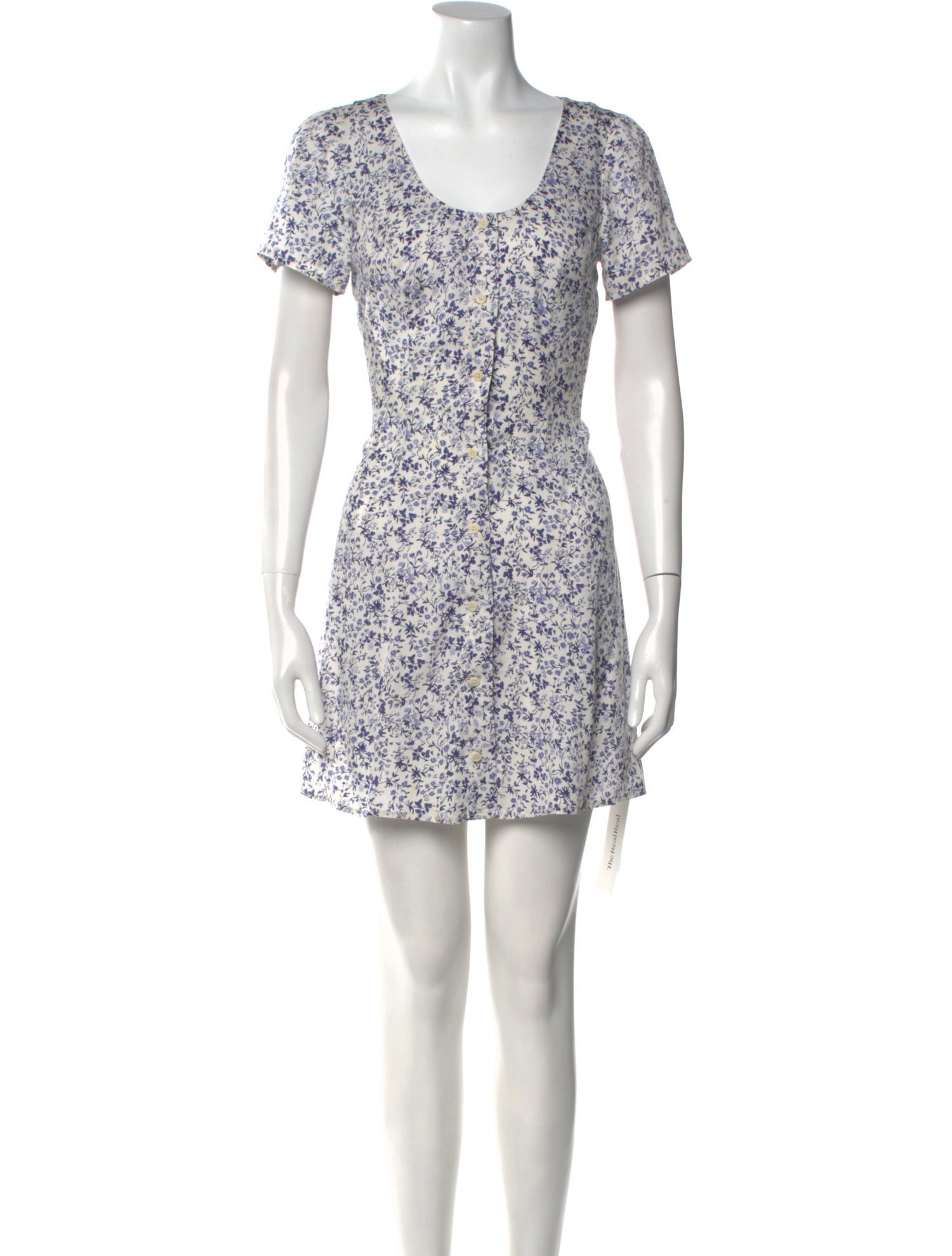 Reformation Floral Print Mini Dress