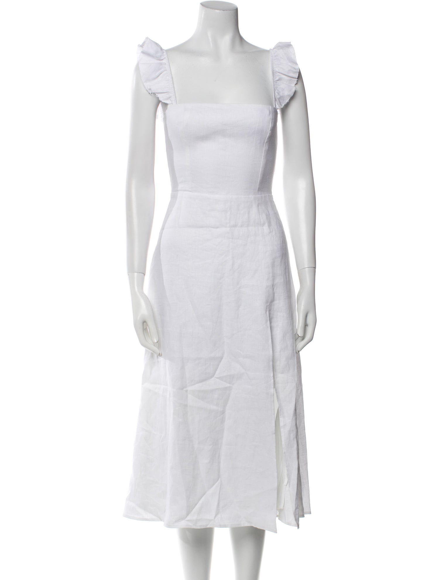 Reformation Linen Midi Length Dress