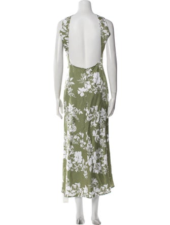 Reformation Linen Long Dress