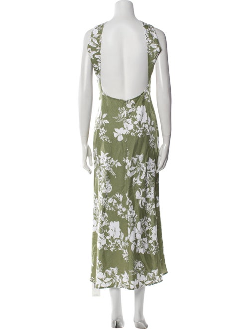 Reformation Linen Long Dress