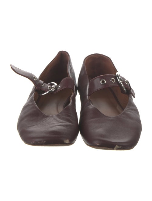 Reformation Leather Mary Jane Flats