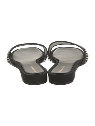 Reformation Leather Printed Slides