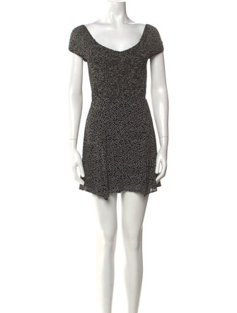 Reformation Printed Mini Dress