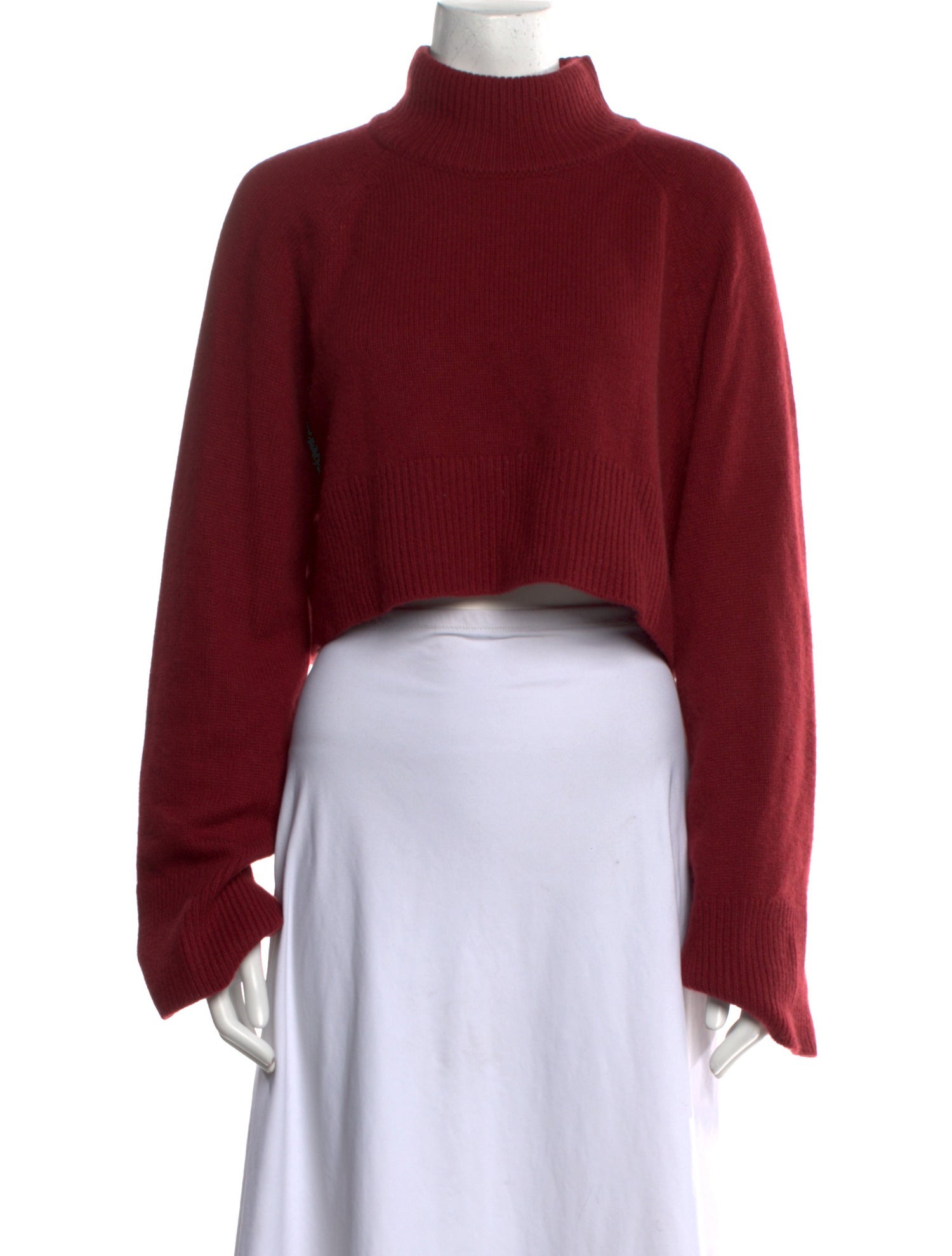 Reformation Cashmere Mock Neck Sweater