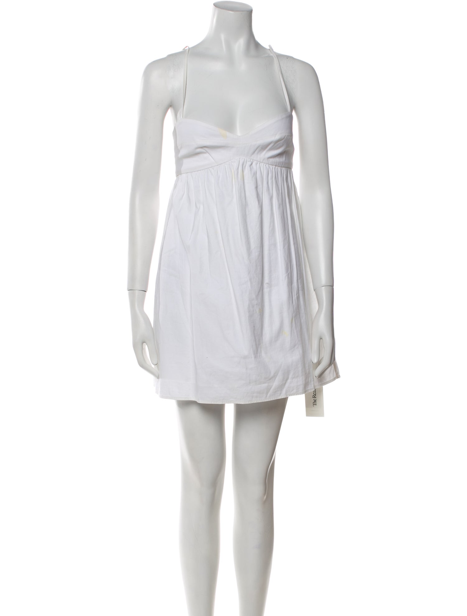 Reformation Square Neckline Mini Dress