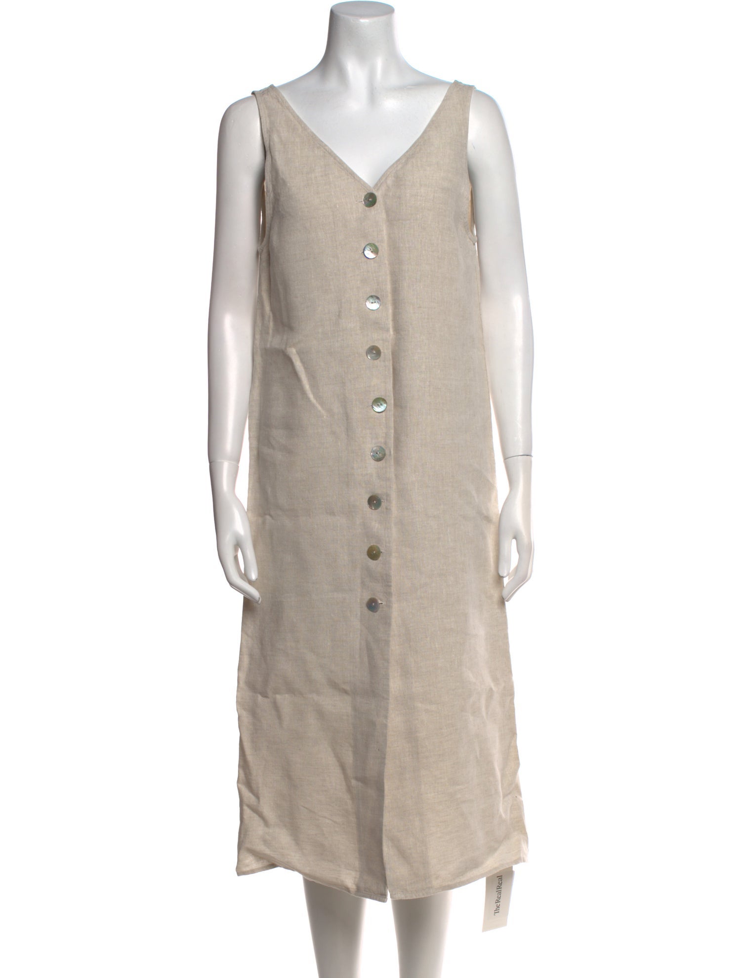 Reformation Linen Midi Length Dress