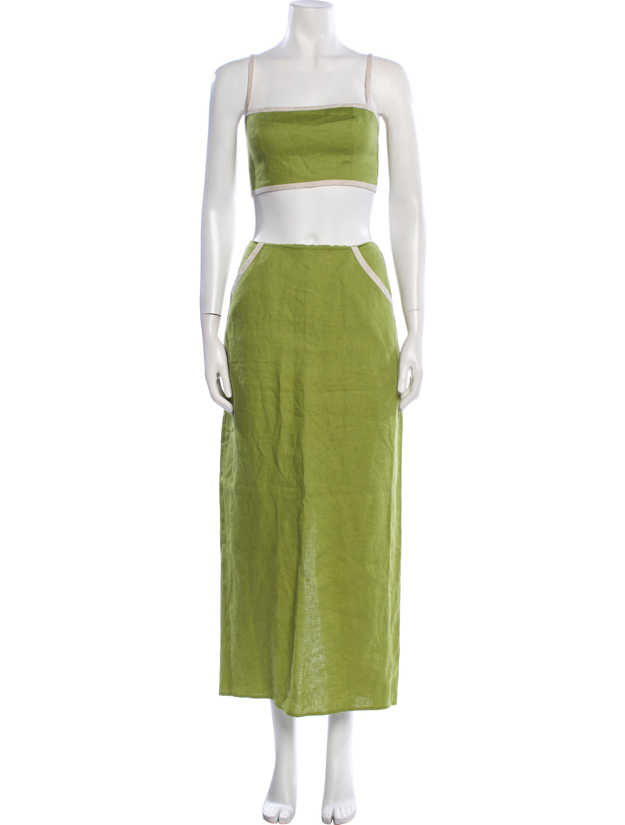 Reformation Linen Skirt Set