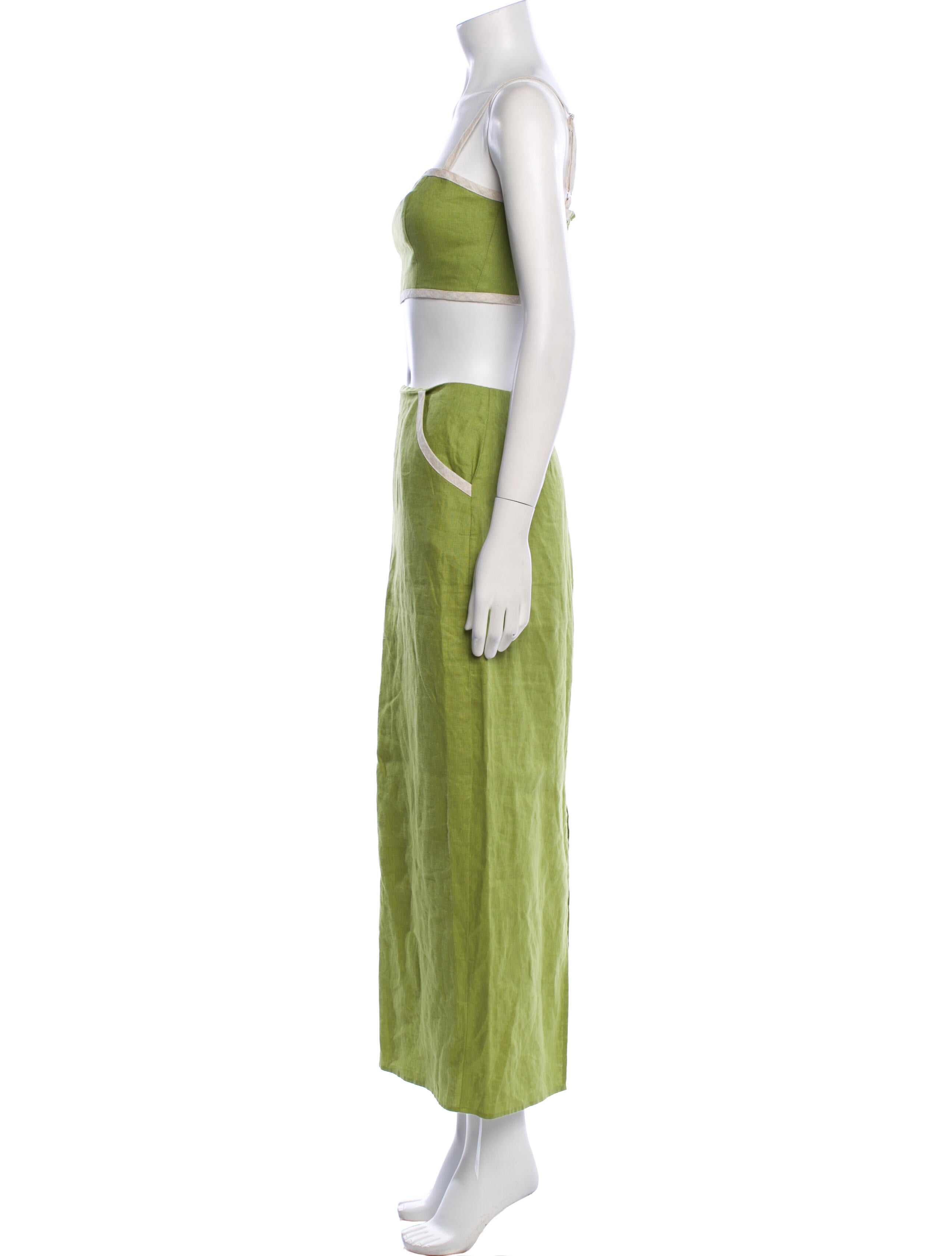 Reformation Linen Skirt Set